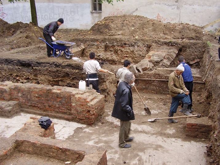 Илл. 11. Раскопки Бонова дома. 2006 г.