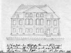 Илл.7 . Дом обер-гофмейстера Матвея Дмитриевича Олсуфьева. Рисунок 1740- х гг.