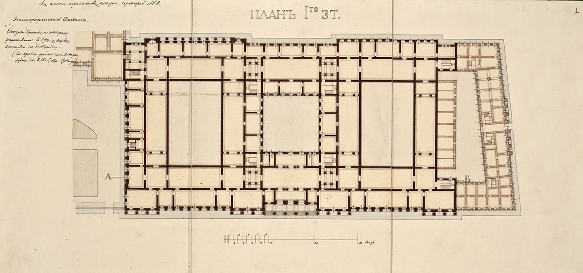 Илл.3,4. К.И. Росси. Проект отделки манежа в Михайловском дворце. 1819 г. 6 [3]