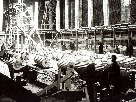 Илл.11. Закладка фундамента Этнографического музея.