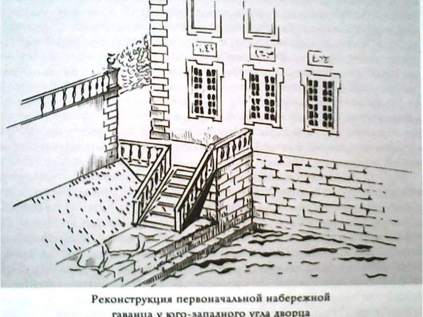 Илл.11. А. Е. Ухналев. Реконструкция крыльца Летнего дворца.